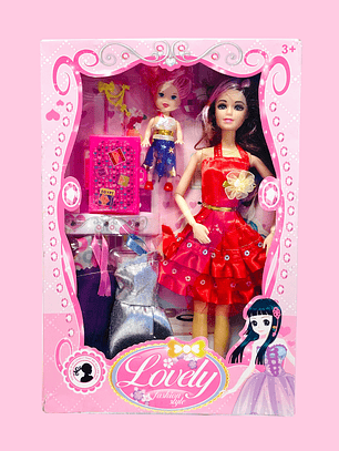 MUÑECA CON ACCESORIOS 8187A