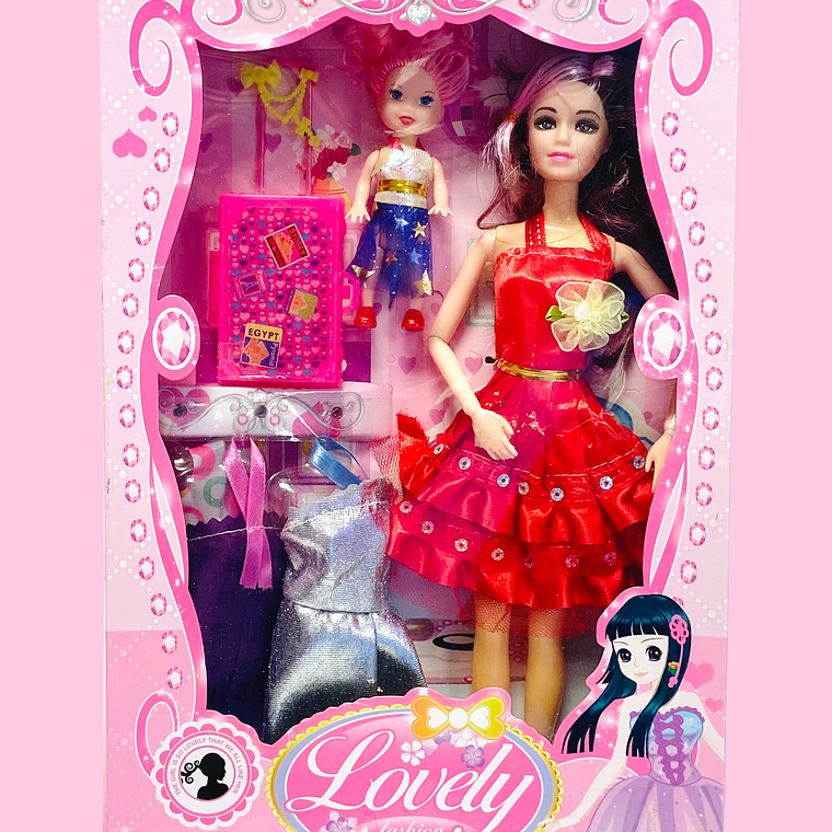 MUÑECA CON ACCESORIOS 8187A 1