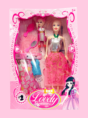 MUÑECA CON ACCESORIOS 8187A4