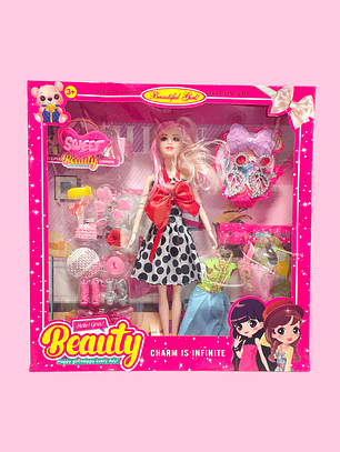MUÑECA CON ACCESORIOS CQ2132A-3