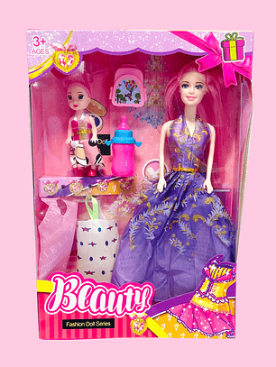 MUÑECA CON ACCESORIOS H219D