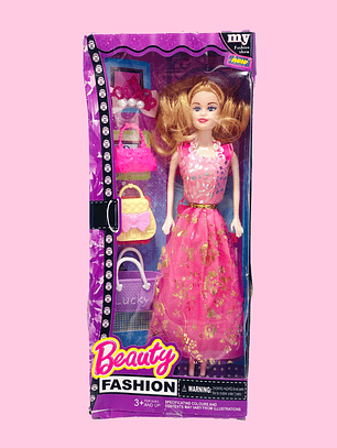 MUÑECA CON BOLSOS A55-F10