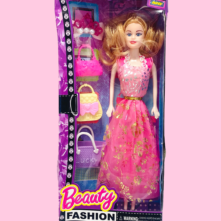 MUÑECA CON BOLSOS A55-F10 1