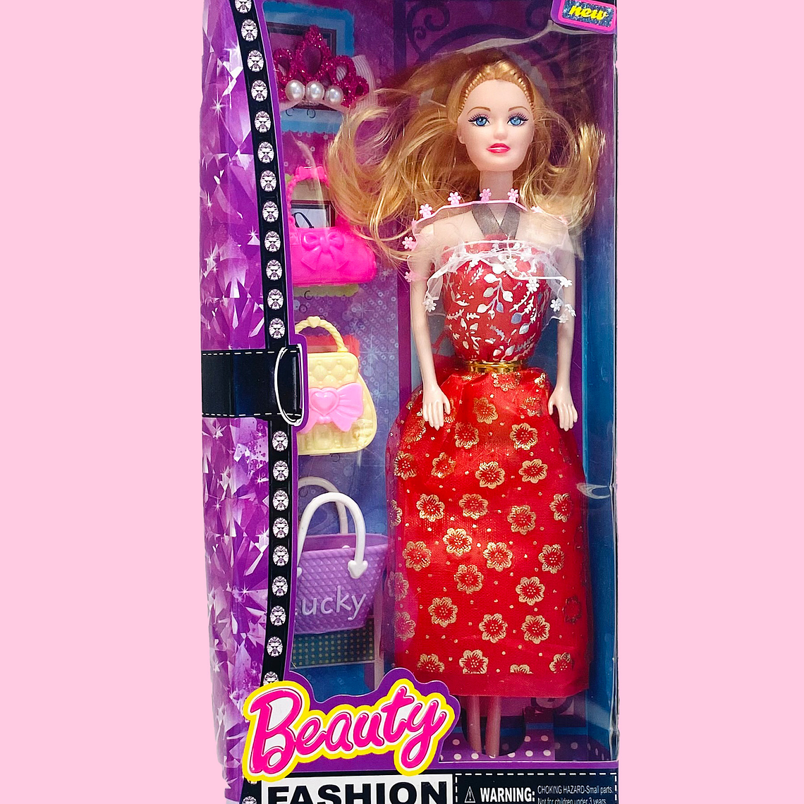 MUÑECA CON BOLSOS A55-F10 2