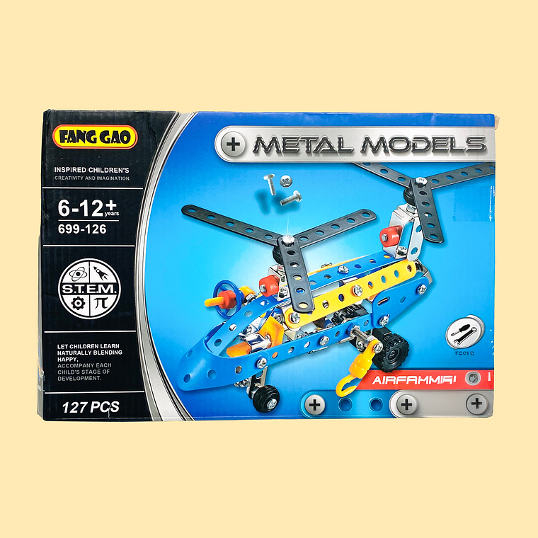 HELICÓPTERO ARMABLE SJ699-126 1