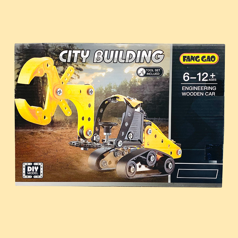 EXCAVADORA CON PINZA PARA ARMAR SJ699-141D 1