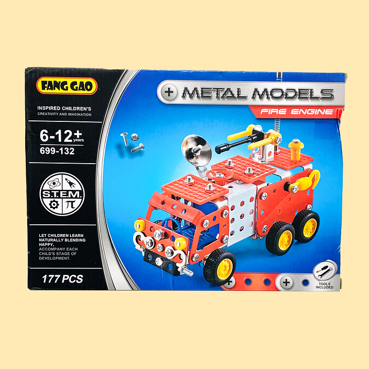 CAMIÓN BOMBEROS ARMABLE SJ699-132 1