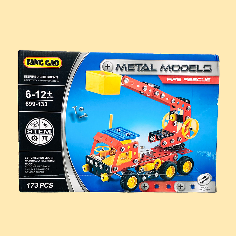 CAMIÓN BOMBEROS ARMABLE SJ699-133 1