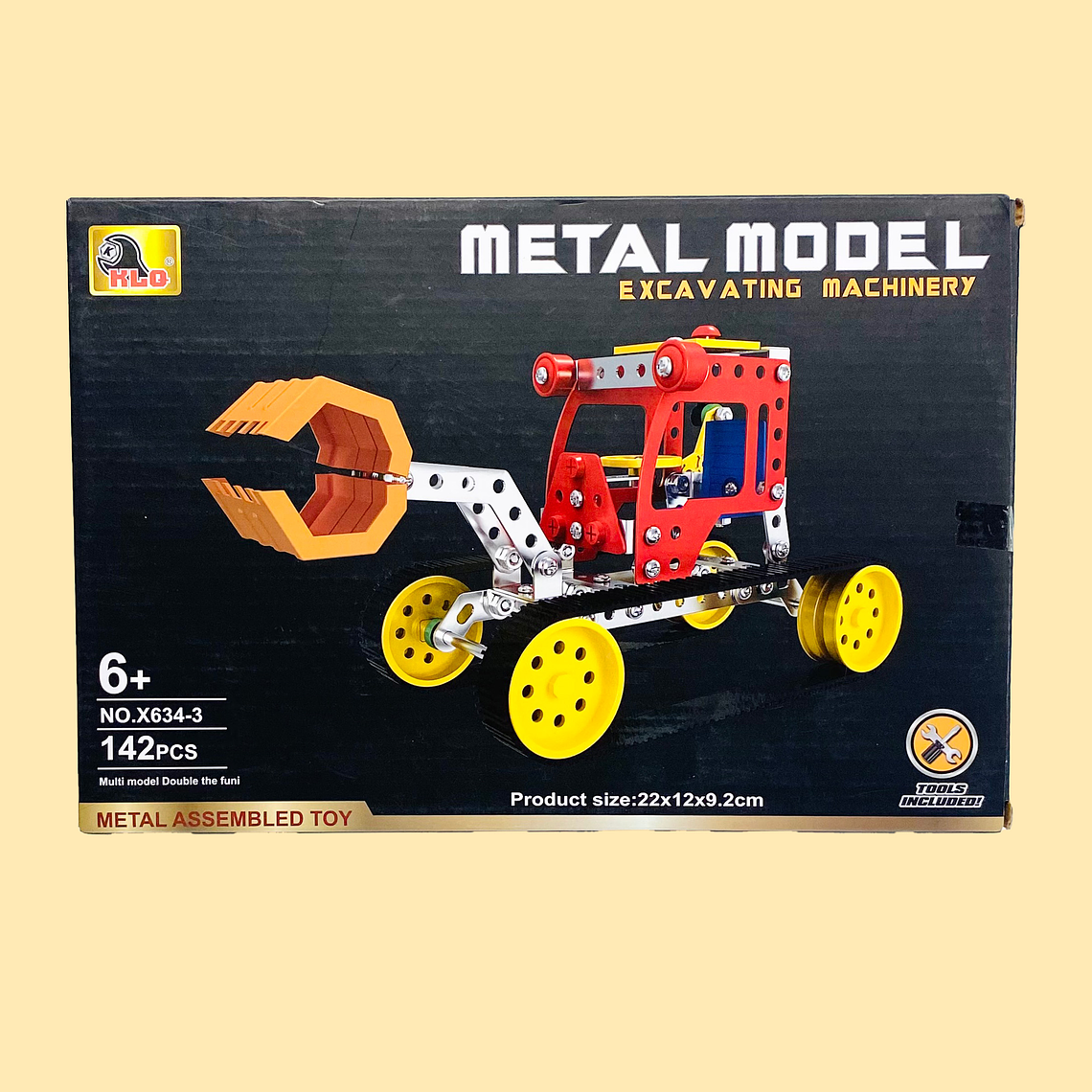 EXCAVADORA CON PINZA PARA ARMAR X634-3 1