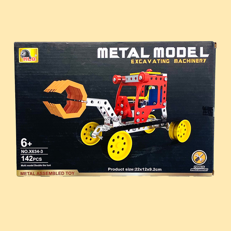 EXCAVADORA CON PINZA PARA ARMAR X634-3 1