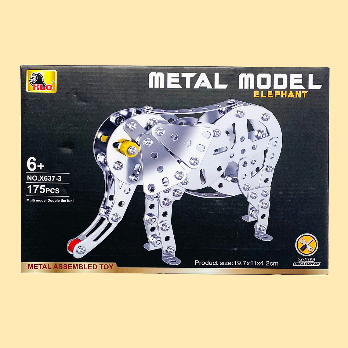 ELEFANTE ARMABLE X637-3 1