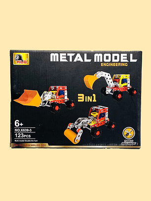 CARROS CONSTRUCCIÓN ARMABLES X639-3