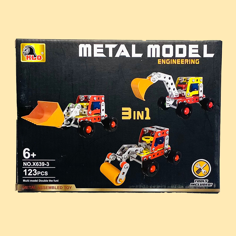 CARROS CONSTRUCCIÓN ARMABLES X639-3 1