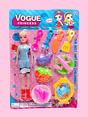 MUÑECA CON ACCESORIOS 9688A-4