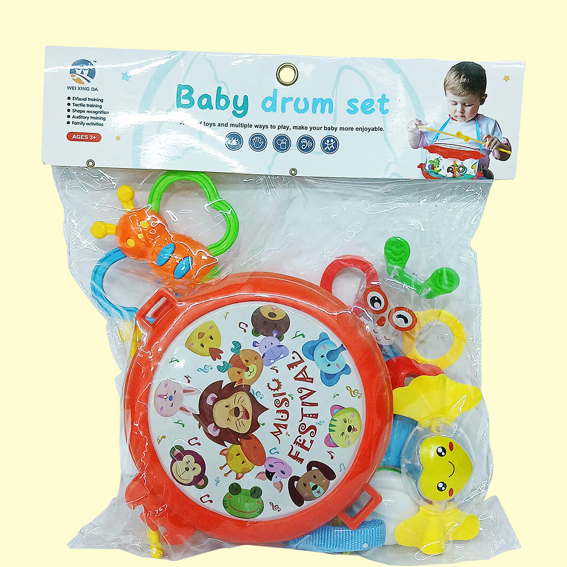 TAMBOR Y SONAJEROS A883 1