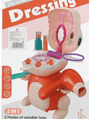 Set Belleza Dino Pro - Juguete Belleza Infantil 19 Piezas