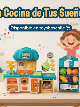 Set de Cocina Juguete Infantil - My Kitchen Menú