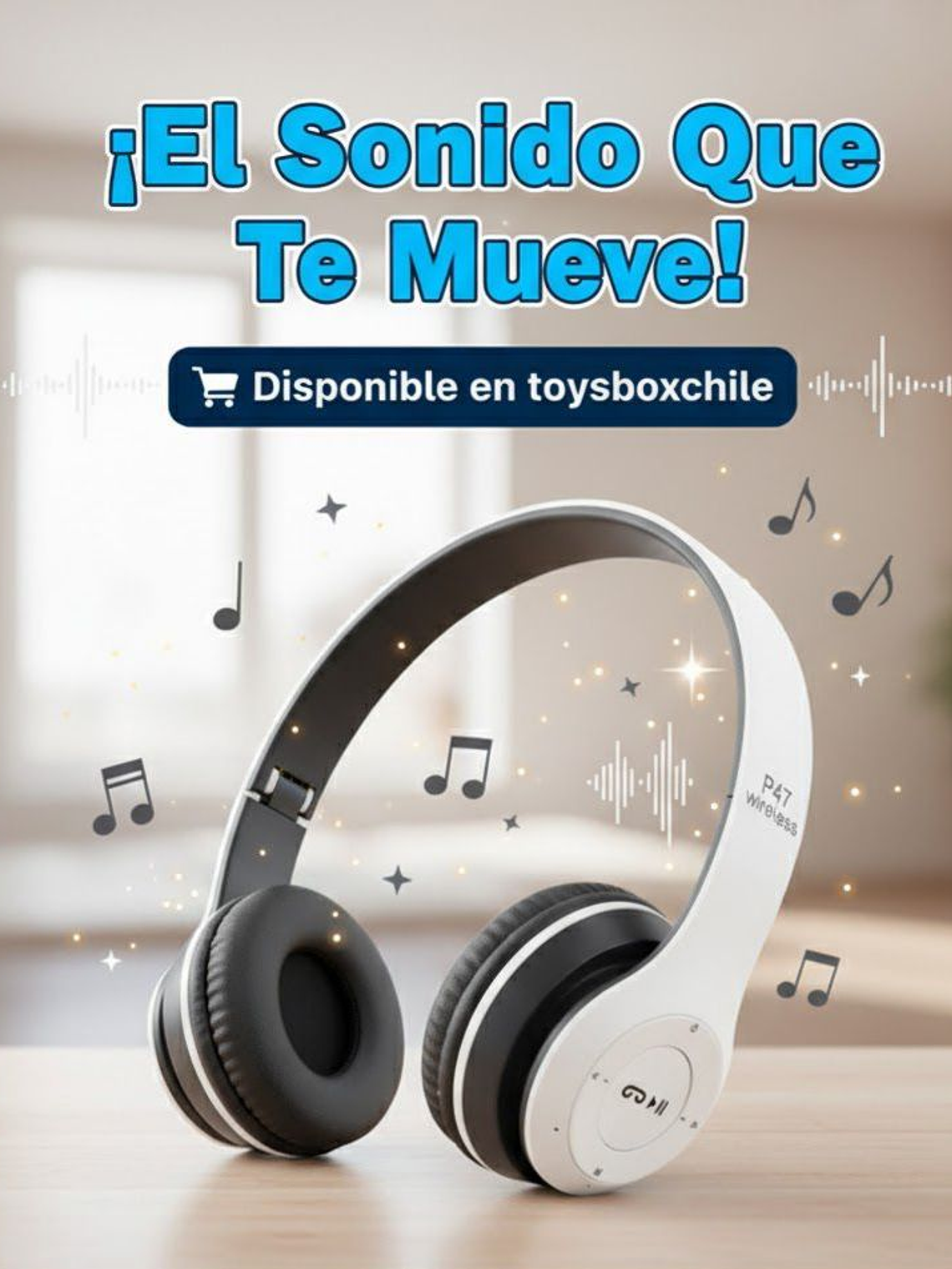 Audífonos Wireless Blanco - Manos Libres Niño 1