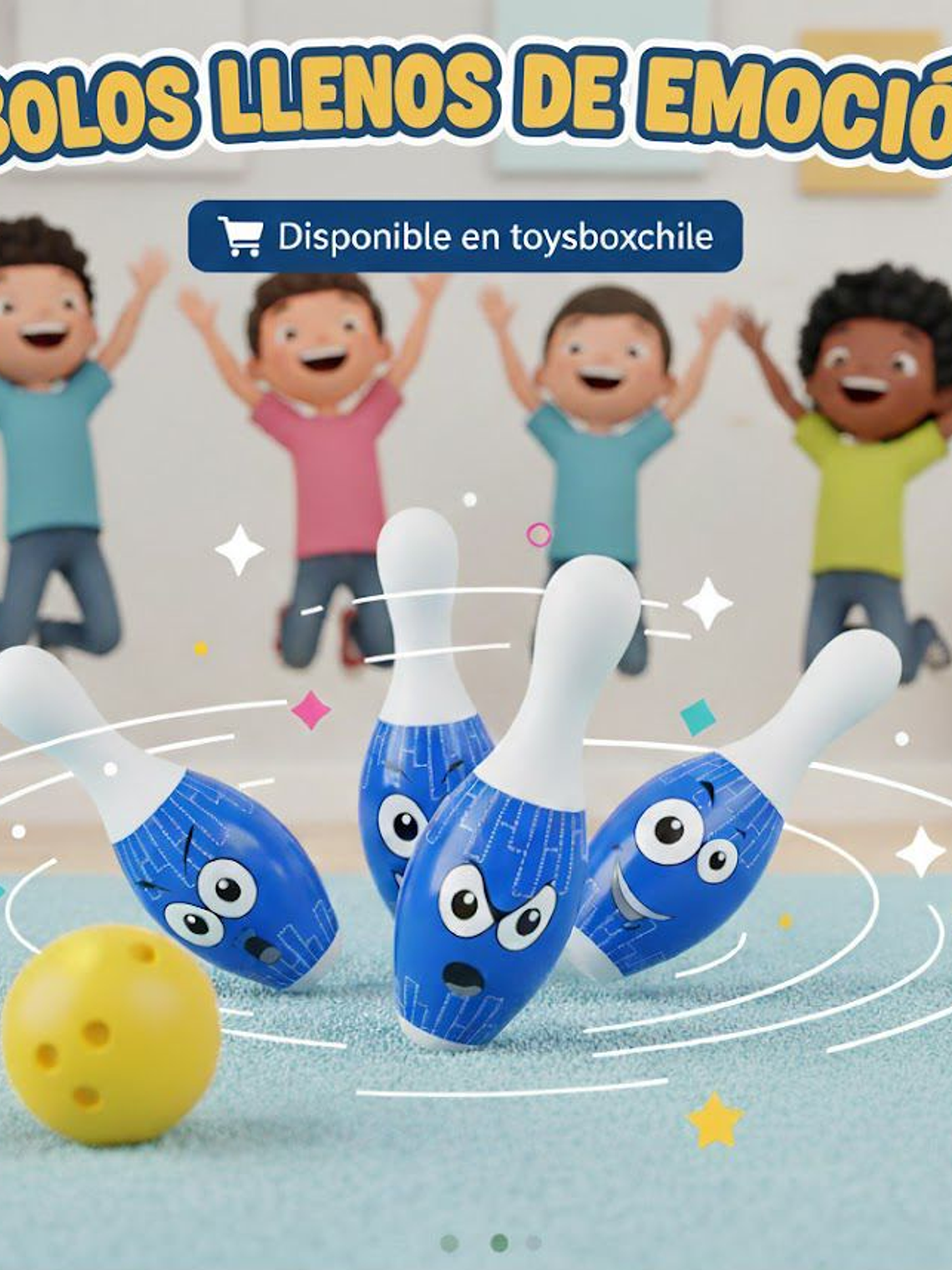 Set Bowling Niños - Azul 1