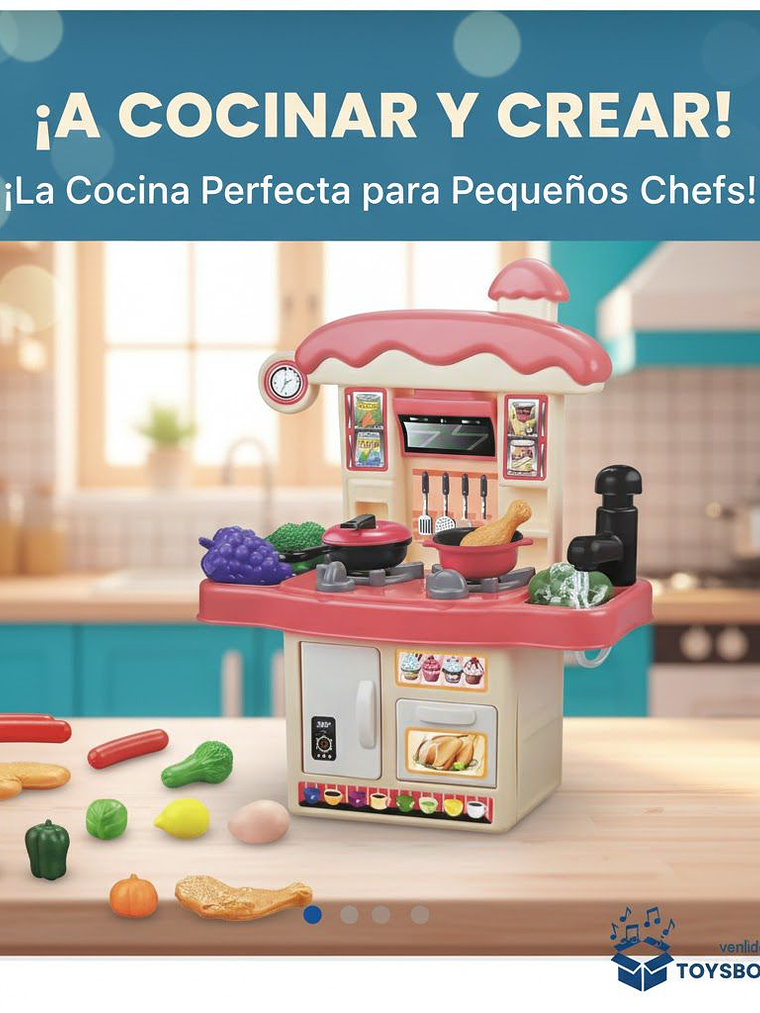 Set de Cocina 42 Piezas - Rosa 1