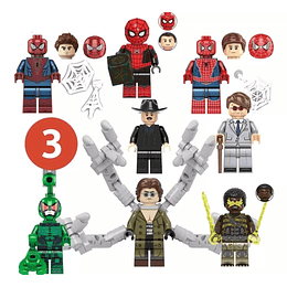 Set Spiderman Hombre Araña Compatible Lego Toy Lejos De Casa (Set 3)