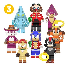 Set Sonic Mania They Hedgehog Compatible Lego Werehog Boom (Versión 3)