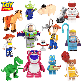 Set Figuras Toy Story Bloques Armable Compatible Con Lego Woody Buzz Lightyear
