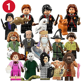 Set Figuras Harry Potter Compatible Lego Hermione Ron Dumbledore Voldemort Versión 1