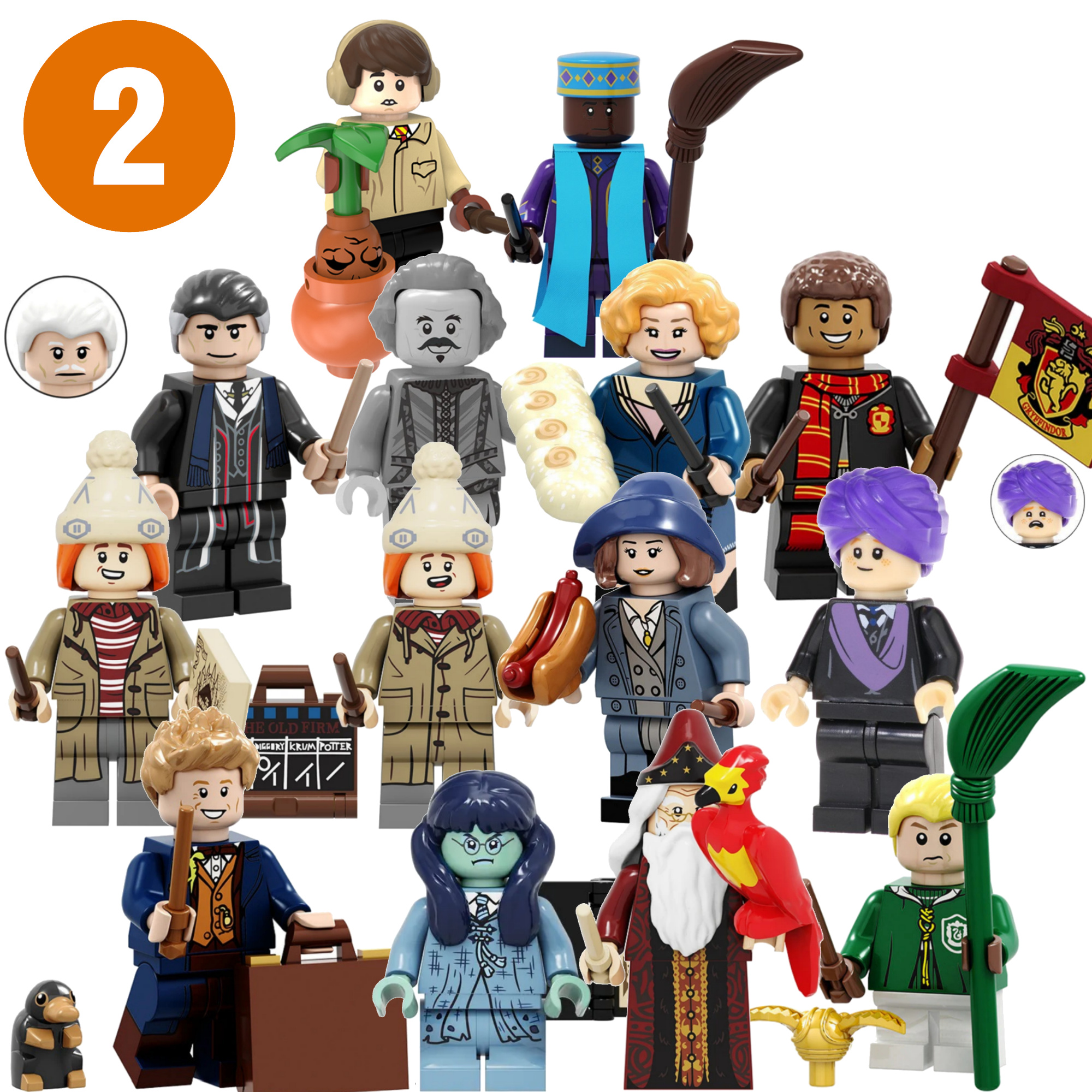 Lego Minifigures Harry Potter Animales Fantasticos Set Figuras