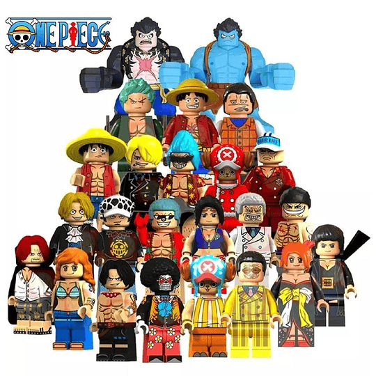 Set One Piece Compatible Lego Monkey Luffy Rey Chopper Zoro