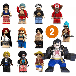 Set One Piece Compatible Lego Monkey Luffy Rey Chopper Zoro Set 2