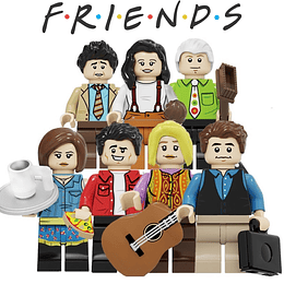 Set Friends Serie Compatible Lego Con Accesorios Tv Figuras