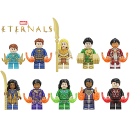 Set Figuras Eternals Marvel Compatible Lego Ikarus Thena