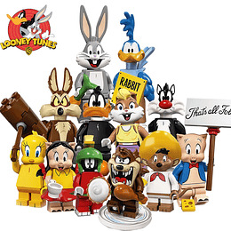 Set Figuras Looney Tunes Compatible Lego Bugs Bunny Piolin