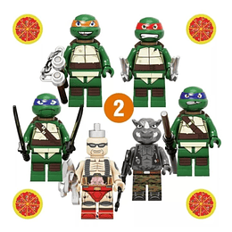 Set Tortugas Ninjas Turtles Mutante Tmnt Compatible Lego Set 2
