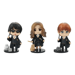 Figuras De Harry Potter Hermione Ron Set 3 Uds Juguetes Toys