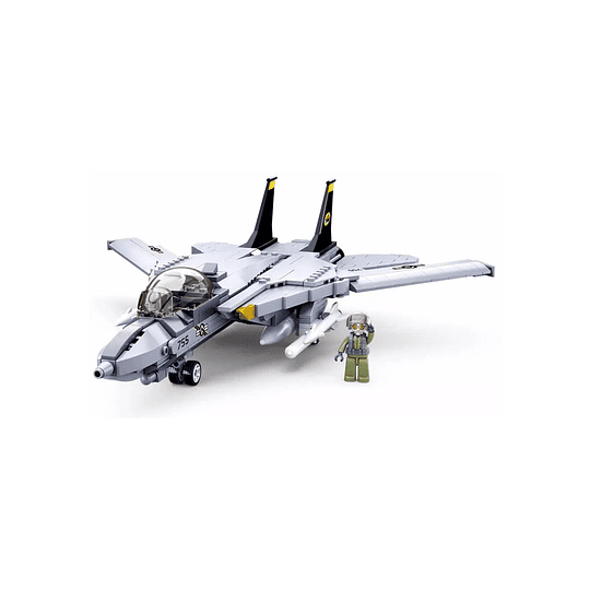 Avión De Combate F-14 Us Compatible Lego 404pzs Sluban B0755