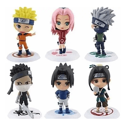 Set Figuritas Naruto Shippuden 7 Cm Coleccion Anime V1