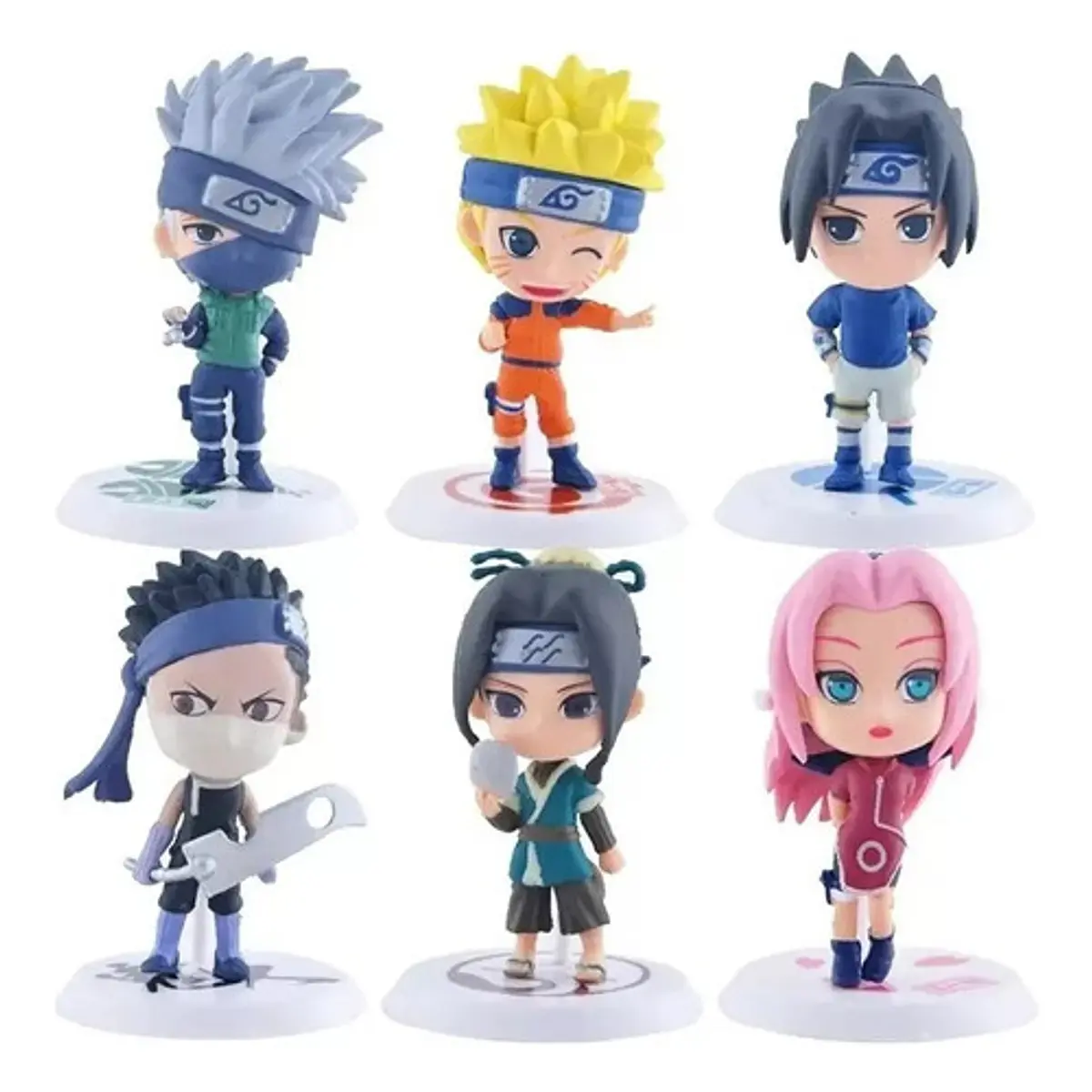 Set Figuritas Naruto Shippuden 7 Cm Coleccion Anime V1
