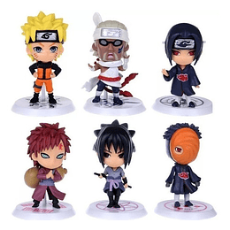 Set Figuritas Naruto Shippuden 7 Cm Coleccion Anime V2