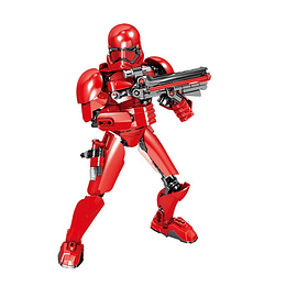 Figuras Star Wars Armables Sith Trooper Rojo De 23a32cm Coleccionable Compatible Lego