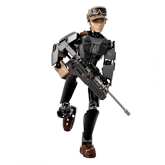 Figuras Star Wars Armables Sergeant Jyn Erso De 23a32cm Coleccionable Compatible Lego