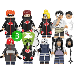 Set Figuras Naruto Anime Compatible Lego Shippuden Uzumaki (Versión 3) 