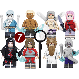 Set Figuras Naruto Anime Compatible Lego Shippuden Uzumaki (Versión 7)