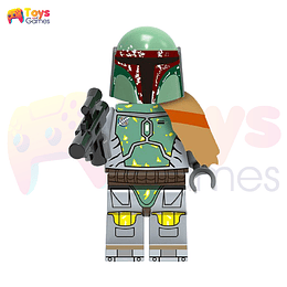 Star Wars Boba Fett Minifigura Compatible Lego Armable