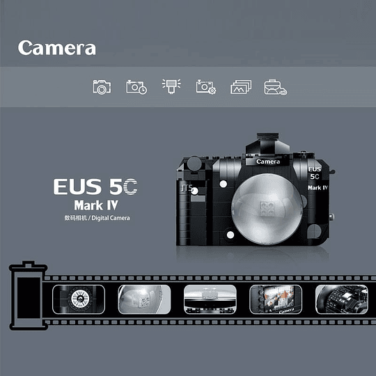 Cámara Canon Eos 5d Mark Iv Compatible Lego Replica 813pzs