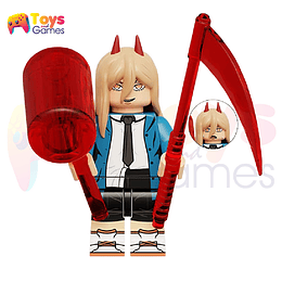 Chainsaw Man Power Minifigura Compatible Lego Armable Anime