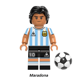 Fútbol Diego Maradona Minifigura Compatible Lego FIFA Selección Nacional Argentina