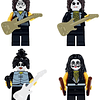 Banda Kiss Compatible Lego Rock Heavy metal Musicos