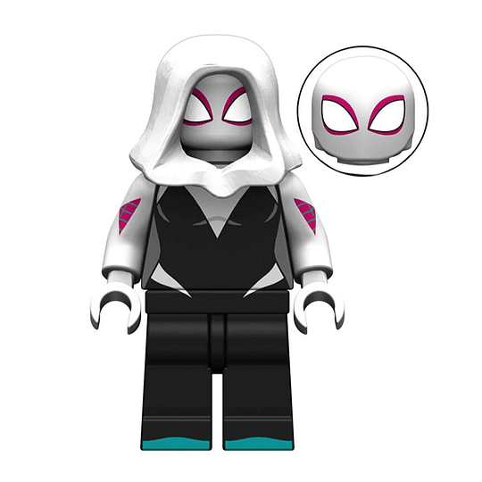 Spiderman Ghost-Spider Minifigura Compatible Lego Spider-Gwen Marvel Avengers